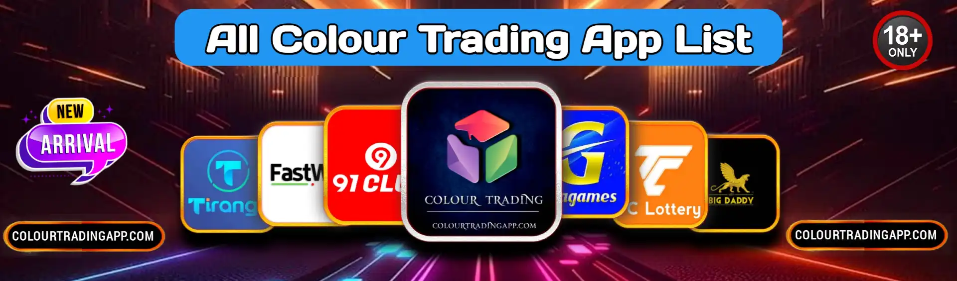 All Colour Trading App Header Banner